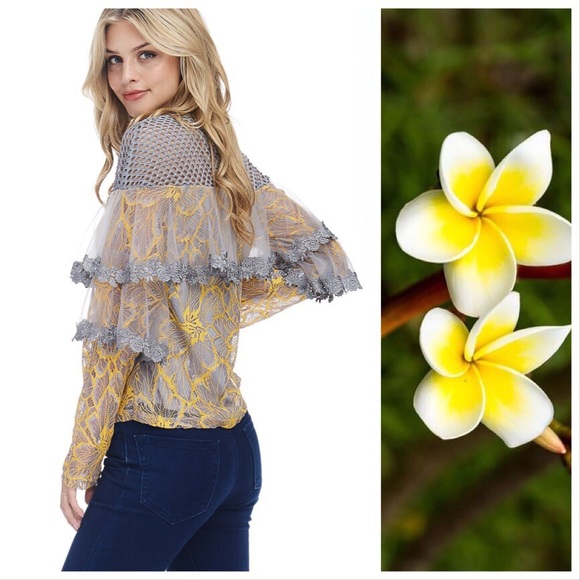 Victorian Flower and Lace Top - Picture 5 of 8